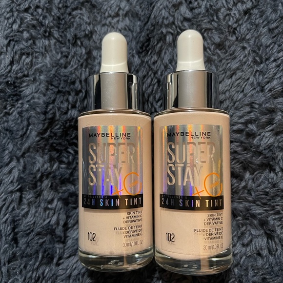 Maybelline Super Stay 24 Hour Skin Tint 1.0 Fl oz in Shade 102 Pack of 2 - Picture 1 of 6